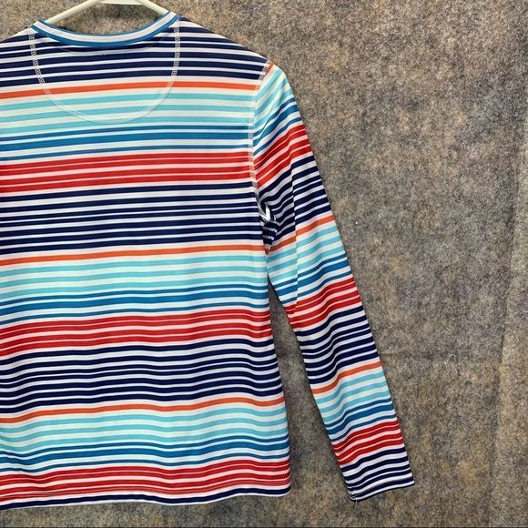 Reel Legends Shirt Men's Small Adult Medium Blue Orange Long Sleeve Lightweight - Picture 5 of 10